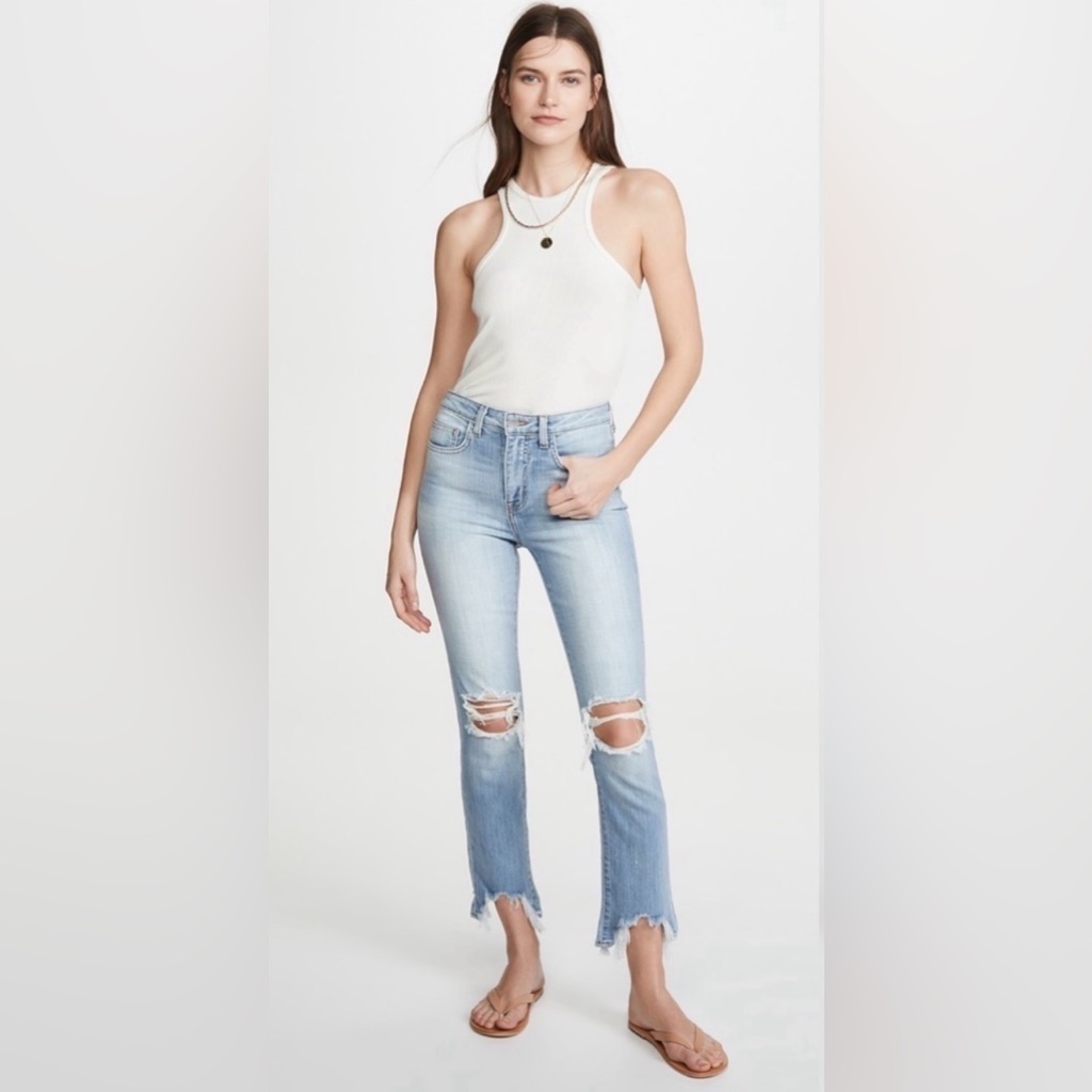 L'agence Blue Ankle Jeans